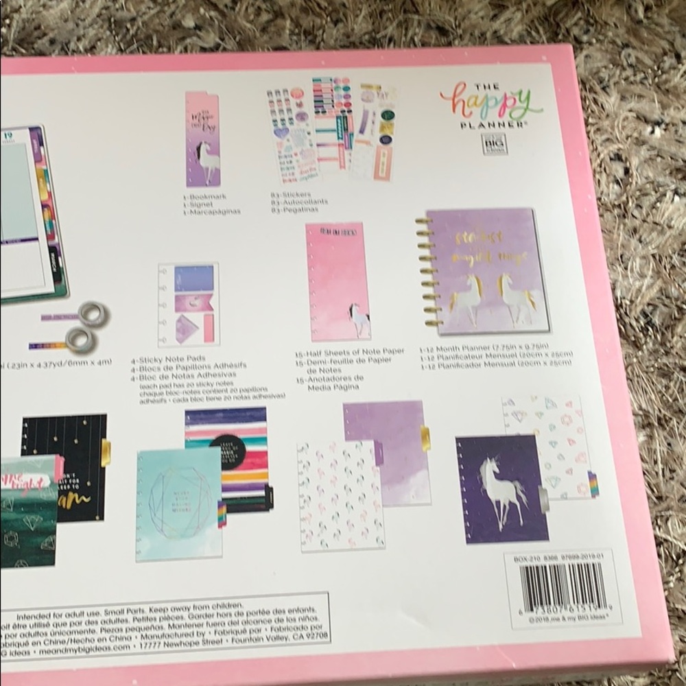 The happy planner student unicorn planner - Picture 5 of 7